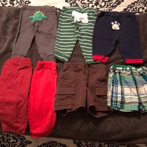 Size 6-9 Months Bottems Lot 7-Pieces